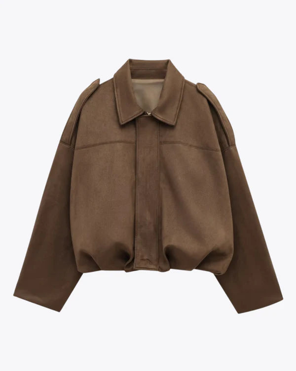 Alena - Semišová Bunda Bomber